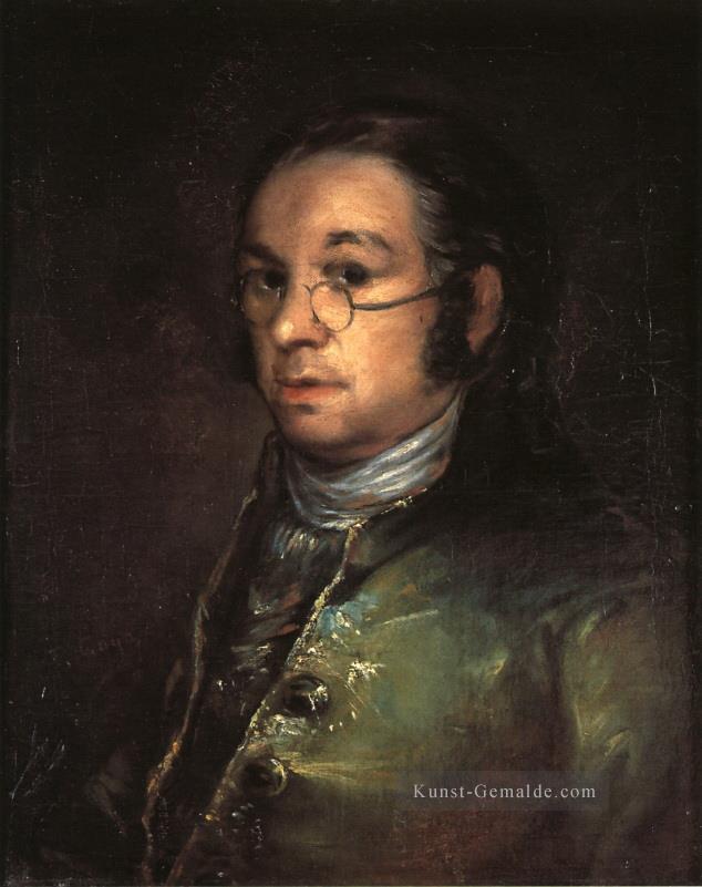 Selbst Porträt mit Brille Francisco de Goya Ölgemälde